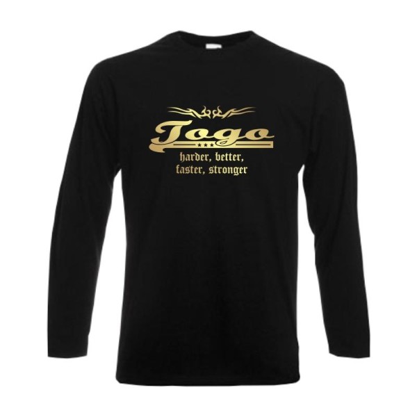 Longsleeve TOGO harder better faster stronger (WMS07-64b)