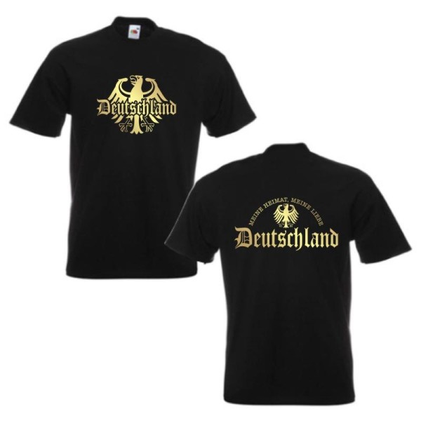 T-Shirt DEUTSCHLAND harder than the rest, S - 12XL (WMS08-03a)