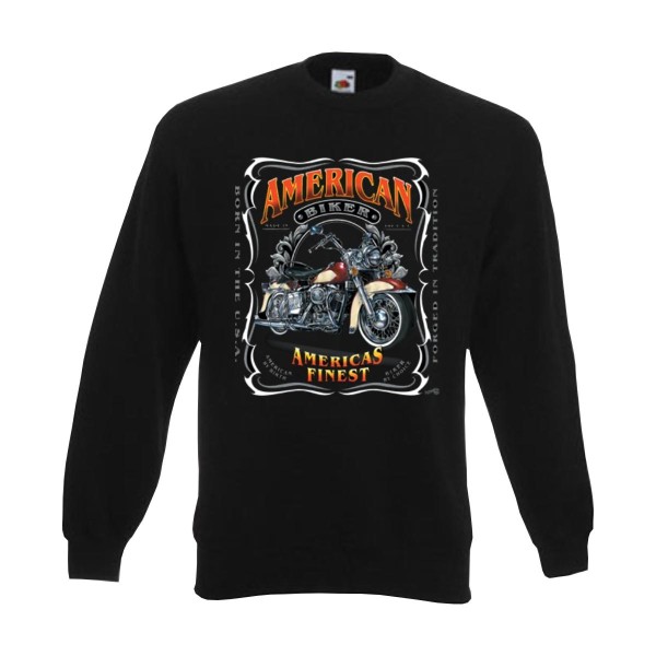 Sweatshirt Americas Finest Motorcycle, Funshirt