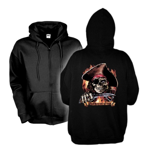 Kapuzenjacke Dead men tell no tales, Totenkopf, Hoodie