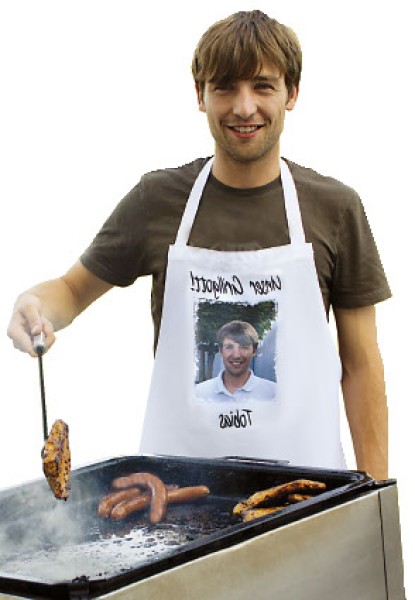 Grillschürze mit Wunschmotiv