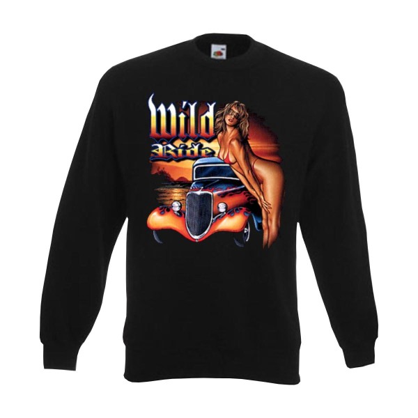 Sweatshirt Wild Ride Girl, Funshirt