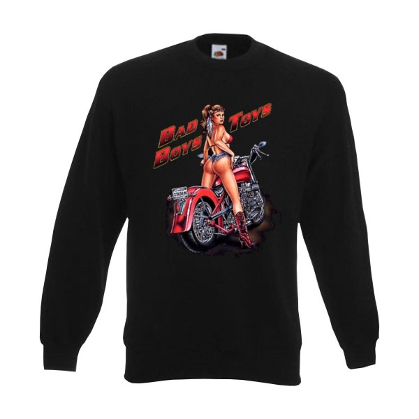 Sweatshirt Bad Boys Toys, Biker Funshirt