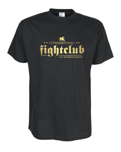 International fightclub, Fun T-Shirt in Übergrößen