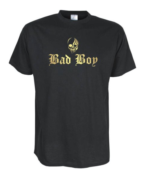 Bad Boy, Fun T-Shirt in Übergrößen 3XL bis 12XL