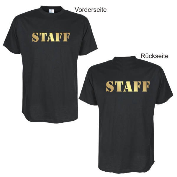 Staff, Fun T-Shirt in Übergrößen 3XL bis 12XL