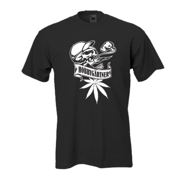 Hobbygärtner - schwarzes Fun T-Shirt (BL069)