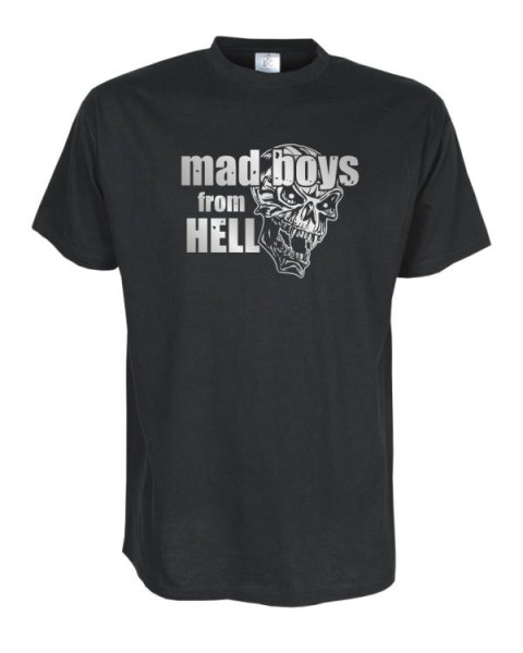 mad boys from hell, Fun T-Shirt in Übergrößen 3XL bis 12XL