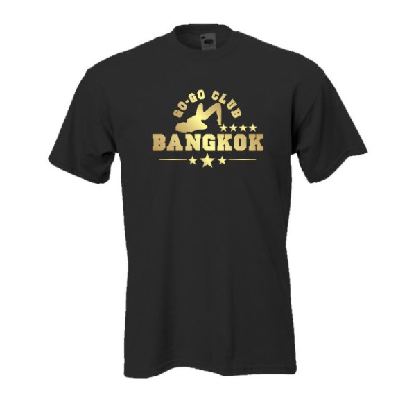 Bangkok Go-Go Club, schwarzes Fun T-Shirt (BL084)