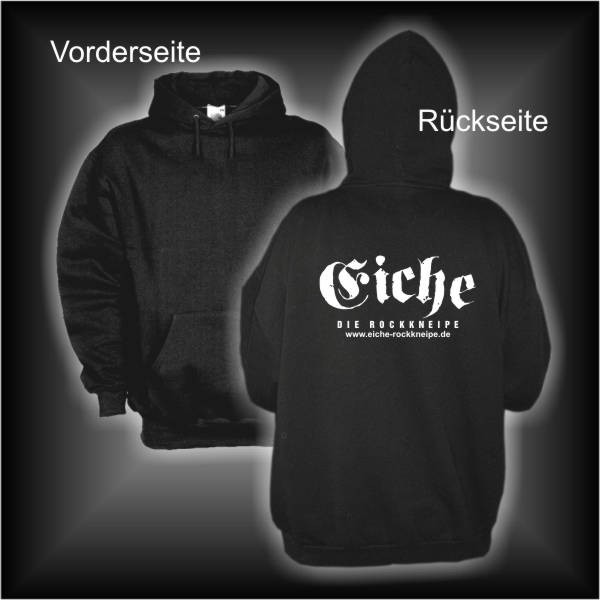 Eiche Rockkneipe Kapuzensweat mit Backprint