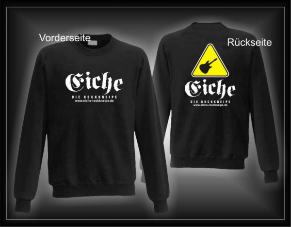 Eiche Rockkneipe Sweatshirt beidseitig bedruckt