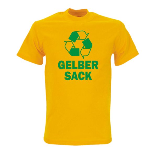 Gelber Sack, Fun T-Shirt