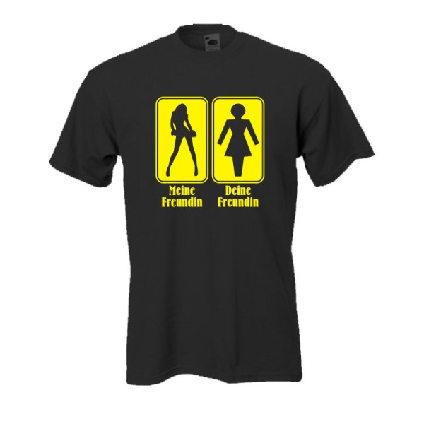 Meine Freundin, Deine Freundin, Fun T-Shirt