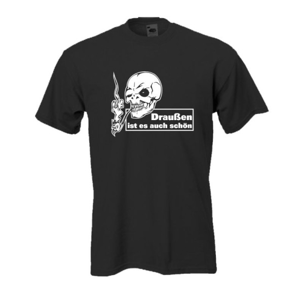 Draußen ist es auch schön, Fun T-Shirt