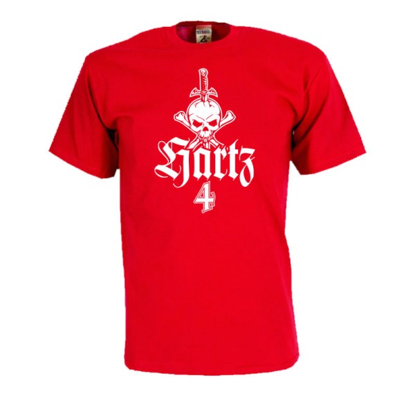 Hartz 4, Skull, Fun T-Shirt