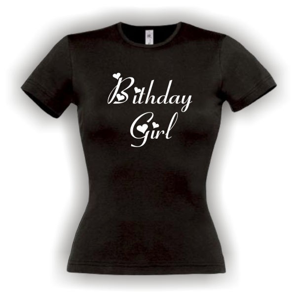 Birthday Girl, Damen Geburtstags Fun T-Shirt (FSG072)