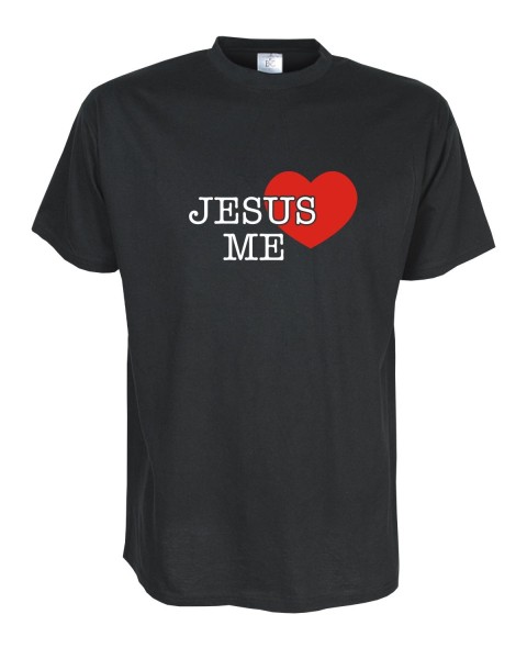 Jesus loves me, Fun T-Shirt, Funshirt bis Gr. 5XL (FSJ014)