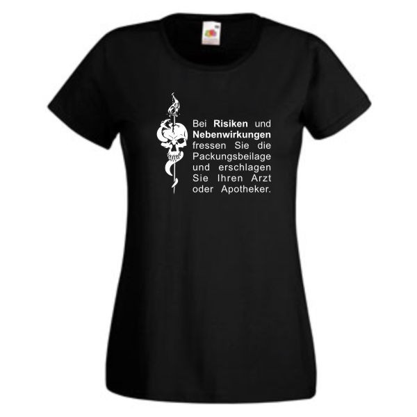 Bei Risiken und Nebenwirkungen lesen Sie die.., Damen Funshirt