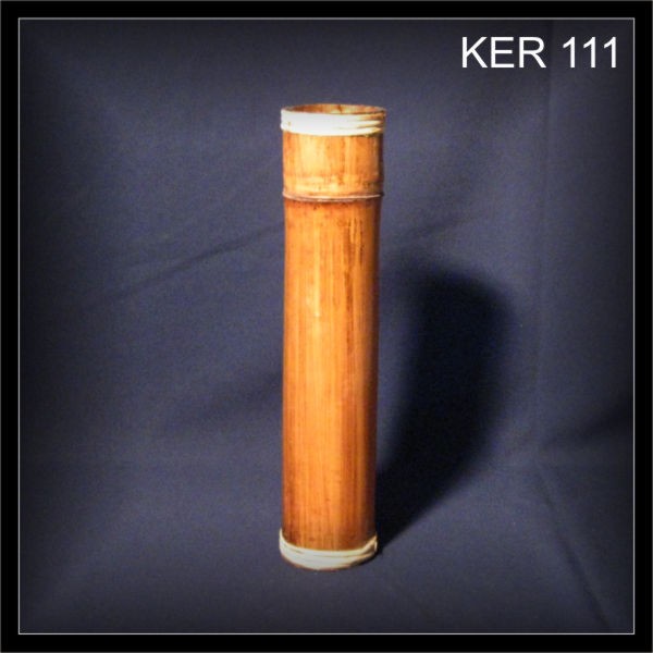 RIESEN Bambus Kerze ca. 40cm hoch   (KER 111)