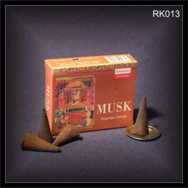 Musk 10 Räucherkegel aus Indien (RK013)