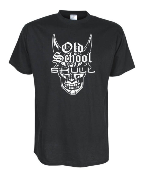 old school skull, Fun Shirt (STR047)