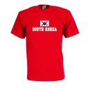 T-Shirt SÜDKOREA (South Korea), Flagshirt, Fanshirt S - 5XL (WMS02-62a)