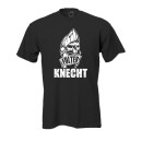 Folter Knecht, schwarzes Fun T-Shirt (BL081)